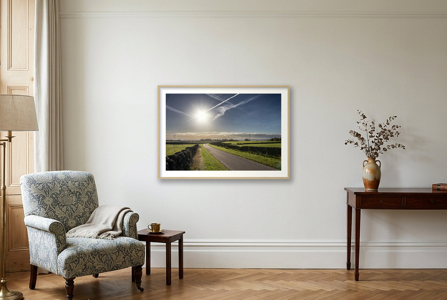 Low Ash in Autumn — 100×70cm, 39×28" Oak Frame