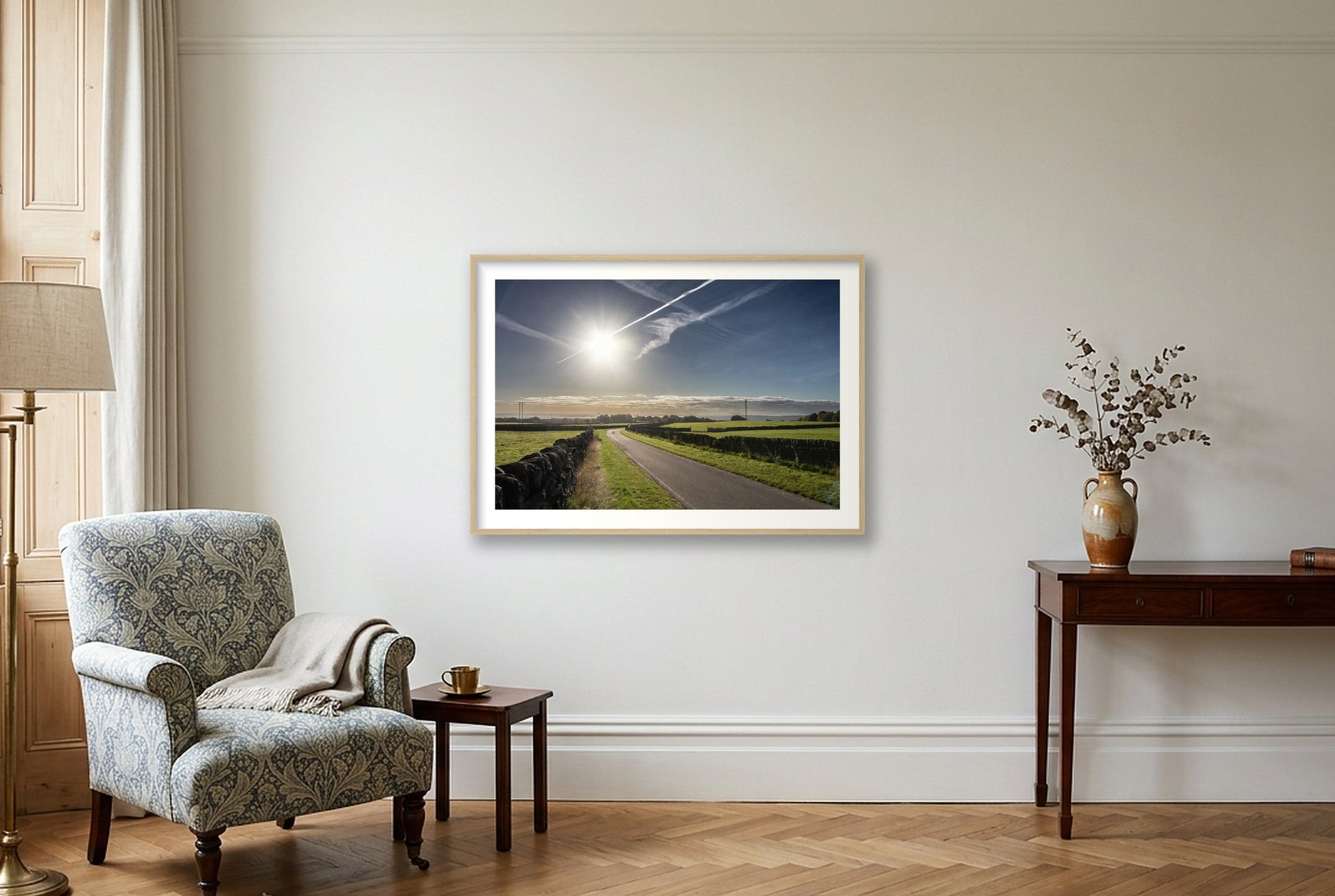Low Ash in Autumn — 100×70cm, 39×28" Oak Frame