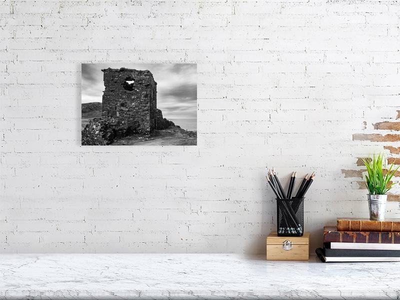 Three Castle Head, Mizen Head | Monochrome Irish Landscape Fine Art Print | County Cork