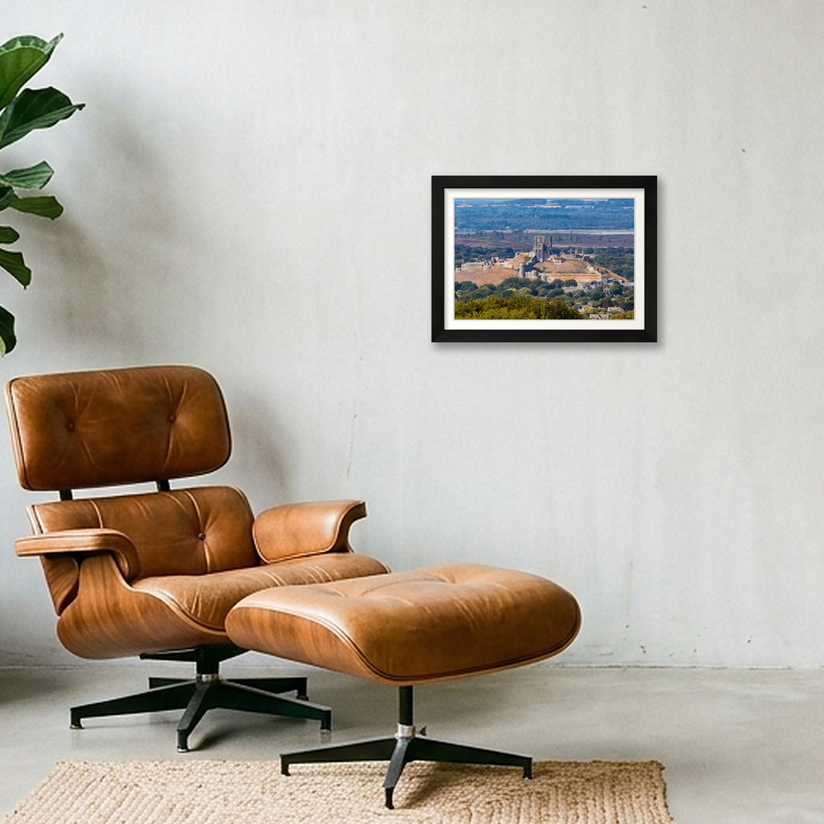 Corfe 3to2-26082505 — A4 (30×21cm, 12×8") Black Frame