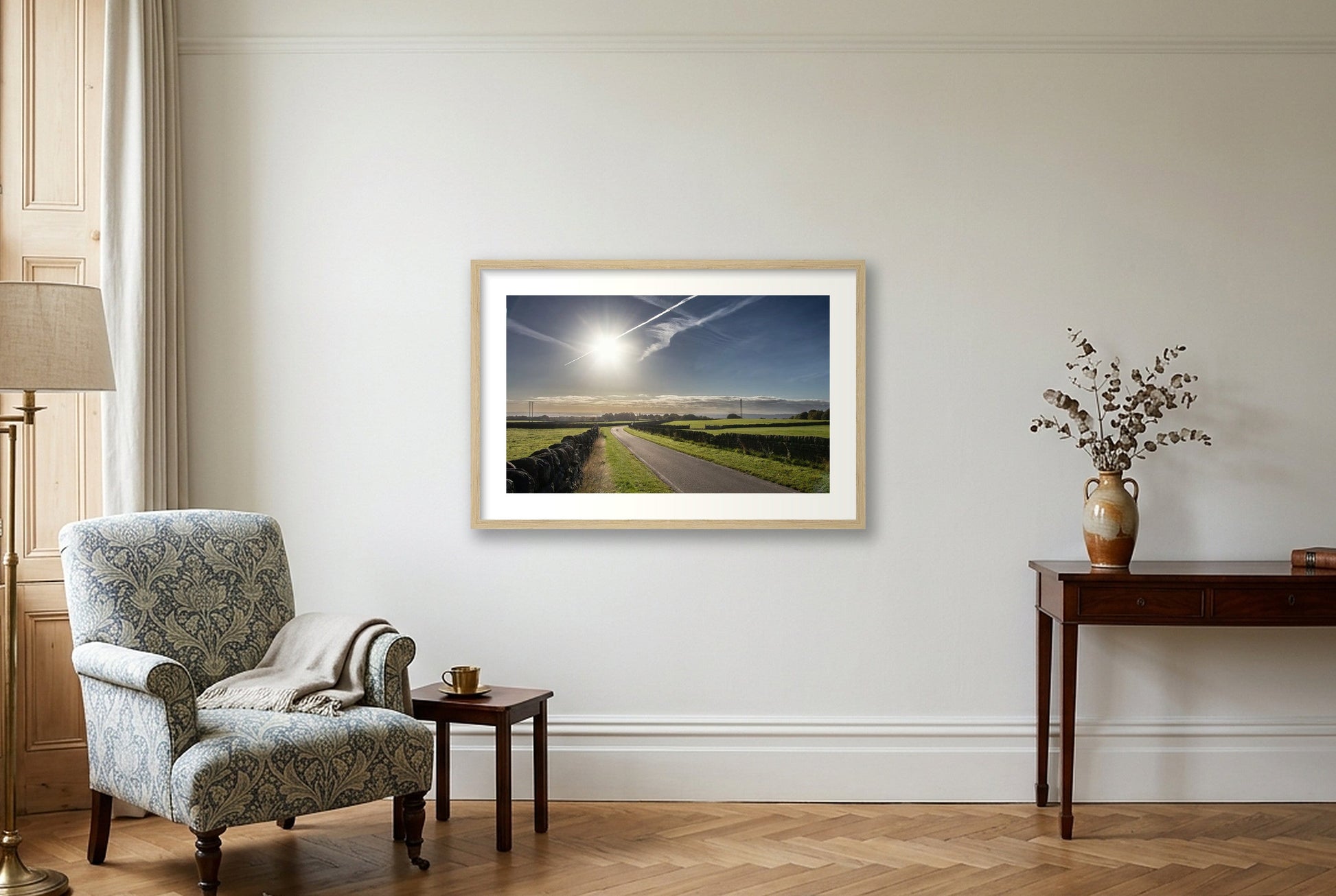 Low Ash in Autumn — 60×40cm, 24×16" Oak Frame