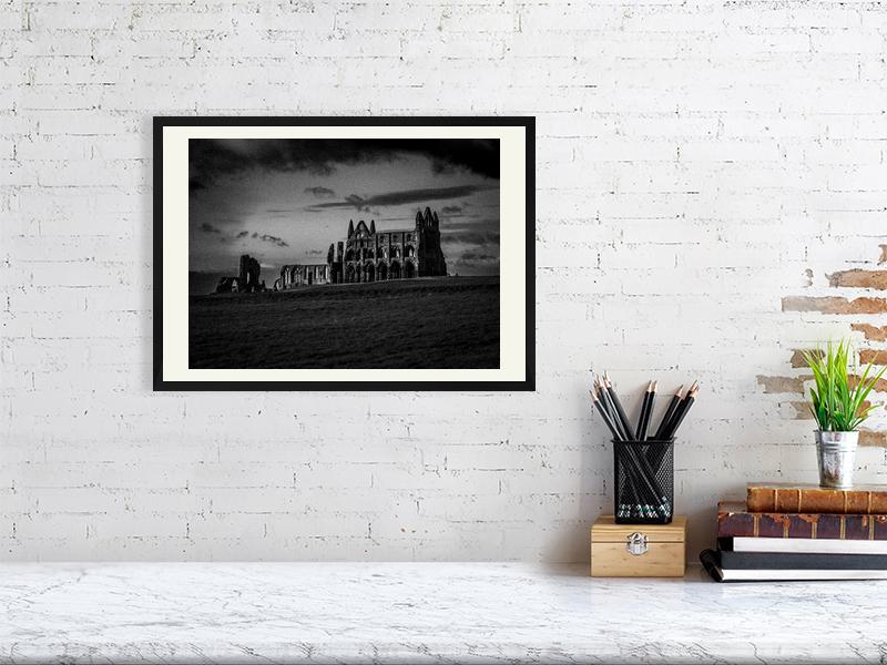 Whitby Abbey | Monochrome Fine Art Print | North Yorkshire | Open & Limited Edition