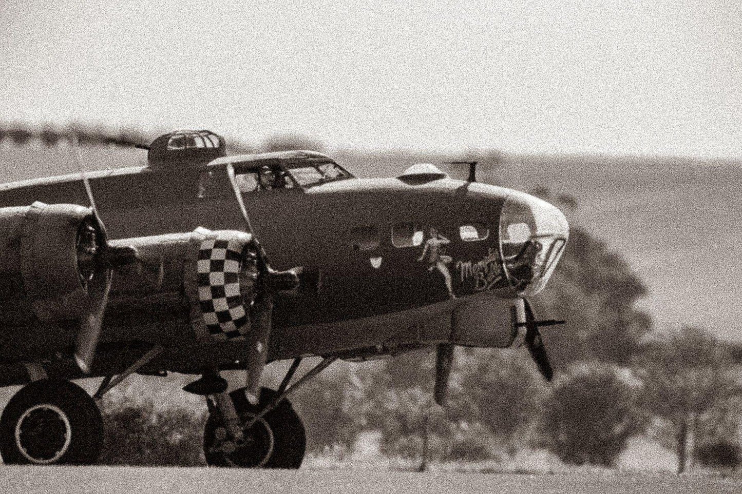 B-17 Flying Fortress 'Sally B' | Memphis Belle Nose Art | Vintage WWII Aviation Fine Art Print