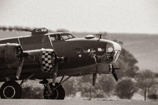 B-17 Flying Fortress 'Sally B' | Memphis Belle Nose Art | Vintage WWII Aviation Fine Art Print